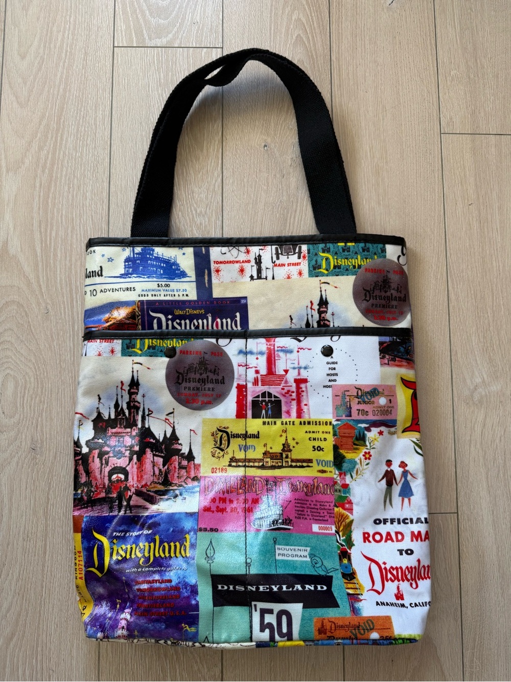 Disneyland Tote Disney100 The Eras Collection Disney Parks Bag Vinyl